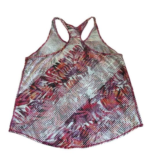 Prana Breezie Cosmo Pink Paradise Floral Sleeveless Tank Top - Picture 2 of 5